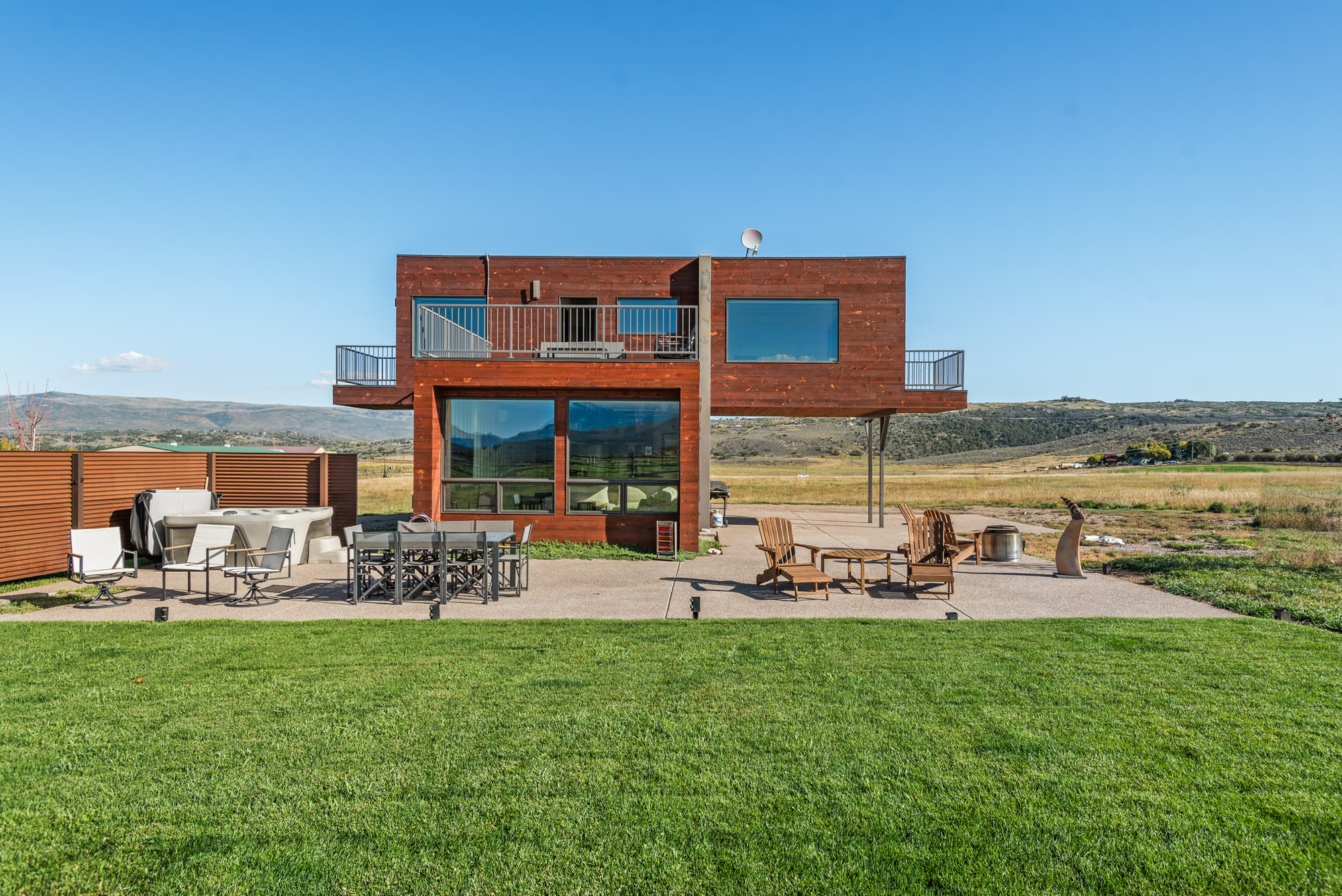 Evening light on the Elk Range