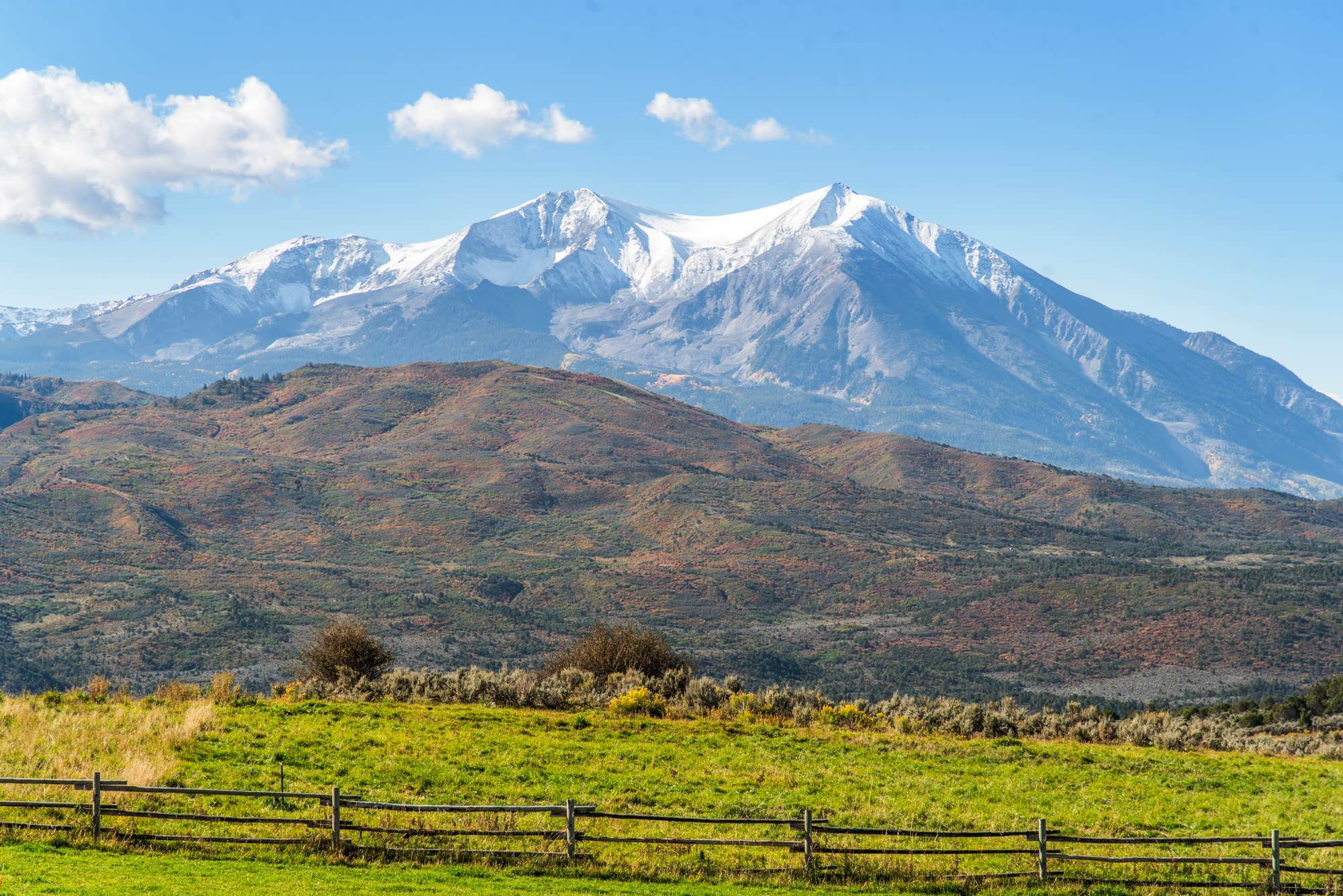 Golden hour over the valley from Missouri Heights